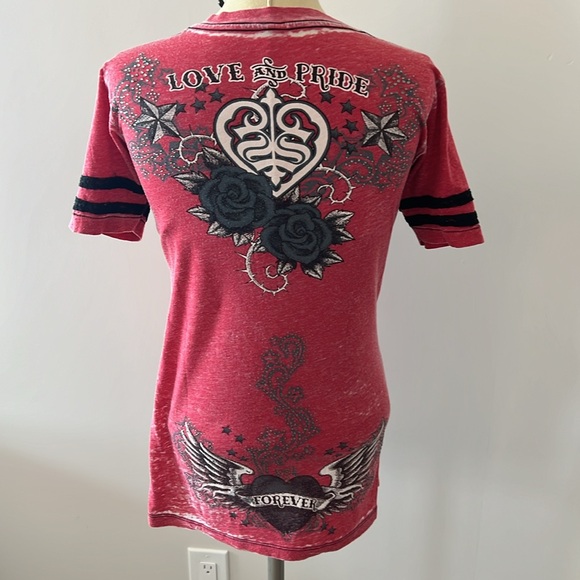 Sinful V-neck shirt - Picture 2 of 2